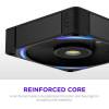 NZXT F120X rendszerhűtő - 120mm, RGB, 2400rpm, 41dBA, fekete RF-U12PN-B1