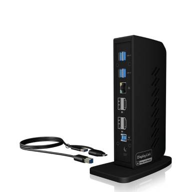 RAIDSONIC Icy Box 12-in-1 USB Type-C & Type-A Dock IB-DK2252AC RAIDSONIC Icy Box 12-in-1 USB Type-C & Type-A Dock IB-DK2252AC