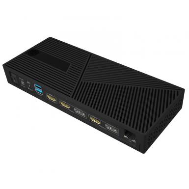 RAIDSONIC Icy Box 11-in-1 Hybrid DockingStation with triple video output IB-DK2246AC RAIDSONIC Icy Box 11-in-1 Hybrid DockingStation with triple video output IB-DK2246AC