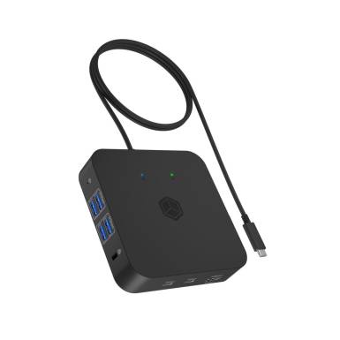 Raidsonic Icy Box IB-DK4090-C dokkol&oacute;&aacute;llom&aacute;s - 12-in-1, USB-C PD 100W, 3xHDMI 4K@60Hz IB-DK4090-C