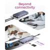 Raidsonic Icy Box IB-DK4062-CPD utaz&oacute; notebook-dokkol&oacute; 12-in-1, h&aacute;rom videokimenet (2db HDMI + 1db VGA) IB-DK4062-CPD