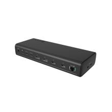 Raidsonic Icy Box IB-DK7401-CU31 notebook-dokkolóállomás 17-in-1, hat videokimenet, USB 10Gb/s IB-DK7401-CU31 Raidsonic Icy Box IB-DK7401-CU31 notebook-dokkolóállomás 17-in-1, hat videokimenet, USB 10Gb/s IB-DK7401-CU31