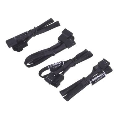 Noctua NA-SEC1 chromax.black 4pin PWM fan cable extension set 30 cm NA-SEC1.BLACK Noctua NA-SEC1 chromax.black 4pin PWM fan cable extension set 30 cm NA-SEC1.BLACK