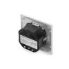 DIGITUS DA-70615 1x USB Type-C 1x Type-A 250V schuko süllyesztett fali aljzat DA-70615