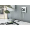 DIGITUS DA-70615 1x USB Type-C 1x Type-A 250V schuko süllyesztett fali aljzat DA-70615