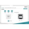 DIGITUS DA-70618 1x USB Type-C 2x Type-A 250V schuko süllyesztett fali aljzat DA-70618