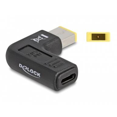 DELOCK Laptop t&ouml;ltők&aacute;bel adapter USB-C anya - Leno 60003