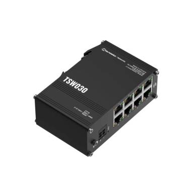 Teltonika 8 portos nem menedzselhető Ethernet switch, DIN sín, alacsony fogyasztás, ipari TSW030 Teltonika 8 portos nem menedzselhető Ethernet switch, DIN sín, alacsony fogyasztás, ipari TSW030