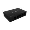 Lanberg 5 portos Gigabit Desktop Switch, fémházas, 12V DSM1-1005