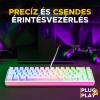 KEY-The G-Lab Gaming KEYZ HYDRO USB billentyűzet HU Feh&eacute;r RGB KEYZ-HYDROGEN-W/HU