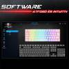 KEY-Spirit of Gamer XPERT K200 White Világító Gamer Magyar USB billentyűzet CLA-XK200WH-HU