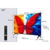 TCL 43S5L 43'' FHD/4K Built-in 2.4GHz Wi-Fi MIMO DVB-C Pan EU 43S5L