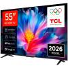 TCL 55P6L 55'' 4K UHD Built-in 2.4/5GHz Wi-Fi MIMO DVB-C Pan EU 55P6L
