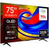 TCL 75P7L 75'' 4K HDR Wide Color Gamut Built-in 2.4/5GHz Wi-Fi, MIMO DVB-C Pan EU 75P7L