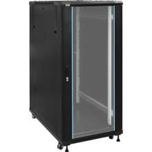 19" 27U 600x1000 álló rack szekrény; lapraszerelt; fekete RS2761 19" 27U 600x1000 álló rack szekrény; lapraszerelt; fekete RS2761