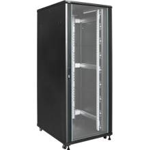 19" 42U 800x1000 &aacute;ll&oacute; rack szekr&eacute;ny; lapraszerelt; fekete RS4281