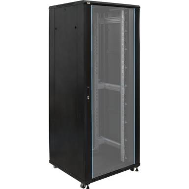 19" 42U 800x800 álló rack szekrény; lapraszerelt; fekete RS4288 19" 42U 800x800 álló rack szekrény; lapraszerelt; fekete RS4288