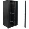 19" 42U 800x800 álló rack szekrény; lapraszerelt; fekete RS4288
