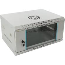 19" 4U 540x400 fali rack szekr&eacute;ny; k&eacute;szre szerelt; sz&uuml;rke; k&ouml;nny&iacute;tett kialak&iacute;t&aacute;s RW454-G