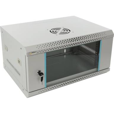 19" 4U 540x400 fali rack szekrény; készre szerelt; szürke; könnyített kialakítás RW454-G 19" 4U 540x400 fali rack szekrény; készre szerelt; szürke; könnyített kialakítás RW454-G