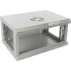 19" 4U 540x400 fali rack szekrény; készre szerelt; szürke; könnyített kialakítás RW454-G