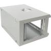 19" 4U 540x400 fali rack szekrény; készre szerelt; szürke; könnyített kialakítás RW454-G
