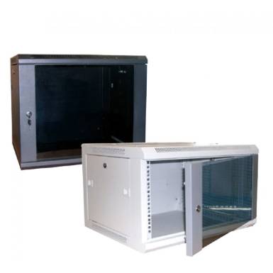 9U 500 mm mély 19"-os faliszekrény WBFP9.5SGB 9U 500 mm mély 19"-os faliszekrény WBFP9.5SGB