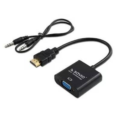 HDMI-VGA konverter Savio CL-23/B CL-23/B