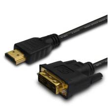 HDMI-DVI kábel 1,5m Savio CL-10 CL-10 HDMI-DVI kábel 1,5m Savio CL-10 CL-10