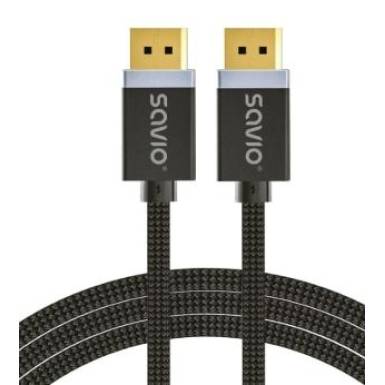 DisplayPort-DisplayPort kábel 1m Savio CL-165 CL-165 DisplayPort-DisplayPort kábel 1m Savio CL-165 CL-165