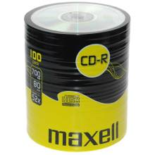 CD lemez Maxell 80' R 100lemez/bulk csomag 624037.40.TE