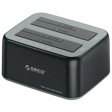 HDD dokkol&oacute; 2,5"-3,5"SATA/USB 3.2 Orico 6829C3-C-EU-BK-BP 6829C3-C-EU-BK-BP