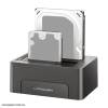 HDD dokkoló 2,5"-3,5"SATA/USB 3.2 LC Power LC-DOCK-C-V2 LC-DOCK-C-V2