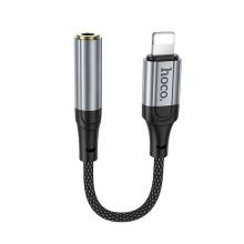 Audi&oacute; adapter Lightning - 3,5mm jack Hoco LS36A 663618 HC663618