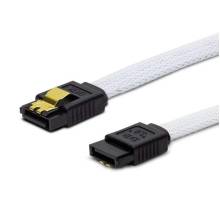 SATA adatkábel 30cm Savio GAK-01 fehér GAK-01 SATA adatkábel 30cm Savio GAK-01 fehér GAK-01