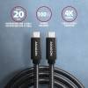 USB 3.2 C-C kábel 1,5m Axagon PD 100W BUCM32-CM15AB BUCM32-CM15AB