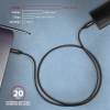 USB 3.2 C-C kábel 1,5m Axagon PD 100W BUCM32-CM15AB BUCM32-CM15AB