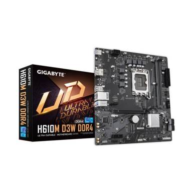 GIGABYTE Alaplap S1700 H610M D3W DDR4 INTEL H610, mATX H610M D3W DDR4 GIGABYTE Alaplap S1700 H610M D3W DDR4 INTEL H610, mATX H610M D3W DDR4
