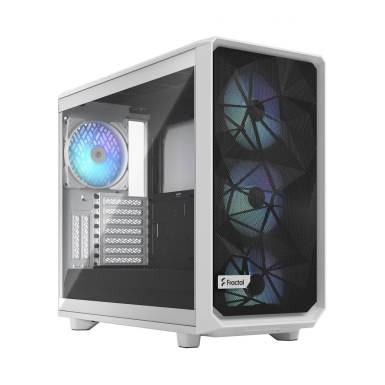 Fractal Design Meshify 2 RGB Tempered Glass White FD-C-MES2A-08 Fractal Design Meshify 2 RGB Tempered Glass White FD-C-MES2A-08