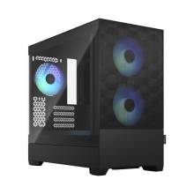 Fractal Design Pop Mini Air RGB Tempered Glass Black FD-C-POR1M-06 Fractal Design Pop Mini Air RGB Tempered Glass Black FD-C-POR1M-06
