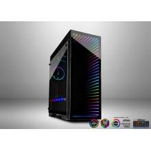 Inter-Tech X-908 Infini2 RGB Tempered Glass Black 88881240 Inter-Tech X-908 Infini2 RGB Tempered Glass Black 88881240