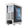 Fractal Design Meshify 2 Compact RGB Tempered Glass Tint Clear White FD-C-MES2C-08