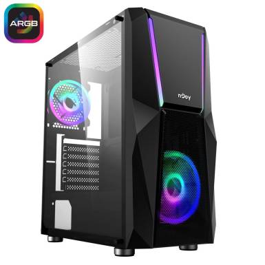 Njoy Fort Tempered Glass Black CSMD-E000UFO-BL01B Njoy Fort Tempered Glass Black CSMD-E000UFO-BL01B
