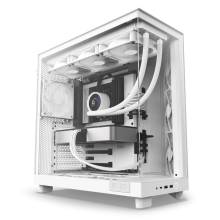 NZXT H6 Flow (2023) Tempered Glass Matte White CC-H61FW-01 NZXT H6 Flow (2023) Tempered Glass Matte White CC-H61FW-01
