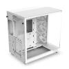 NZXT H6 Flow RGB (2023) Tempered Glass Matte White CC-H61FW-R1