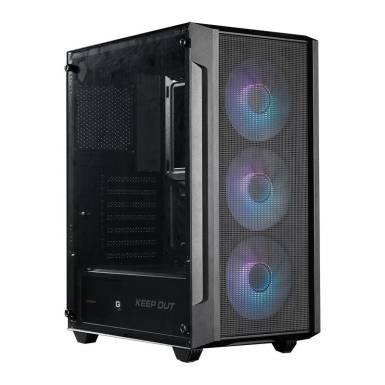 Keep Out XC-200 MESH RGB Tempered Glass Black XC-200 MESH Keep Out XC-200 MESH RGB Tempered Glass Black XC-200 MESH