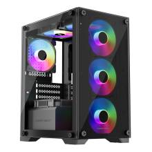 Keep Out XC-201 GLASS RGB Tempered Glass Black XC-201 GLASS