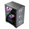 Keep Out XC-201 GLASS RGB Tempered Glass Black XC-201 GLASS