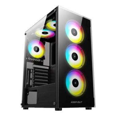 Keep Out XC-210 GLASS RGB Tempered Glass Black XC-210 GLASS Keep Out XC-210 GLASS RGB Tempered Glass Black XC-210 GLASS