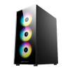 Keep Out XC-210 GLASS RGB Tempered Glass Black XC-210 GLASS